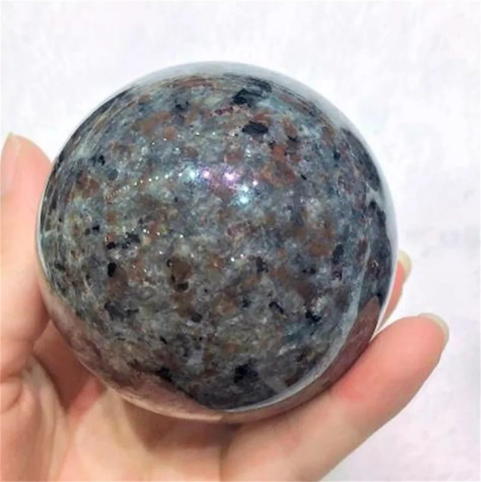 DPURPIWADY Crystal Ball Stone Powerful Wicca Crystals and Flame Stones Sphere (Size : 2cm)