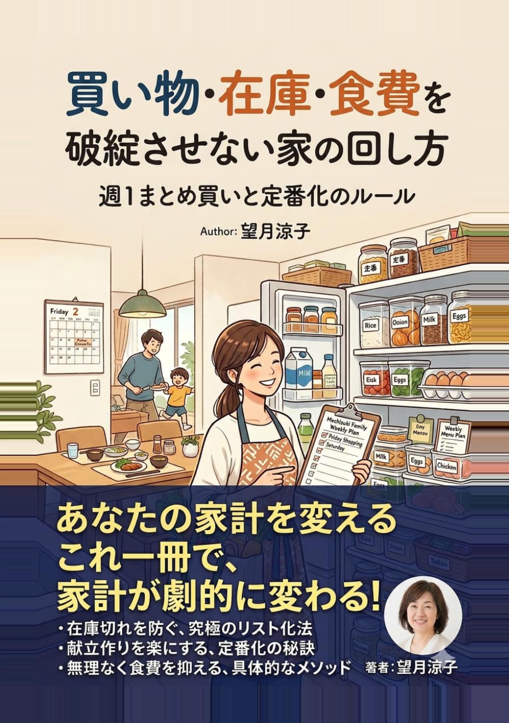 買い物・在庫・食費を破綻させない家の回し方: 週1まとめ買いと定番化のルール (ワーママ時短家事の教科書)