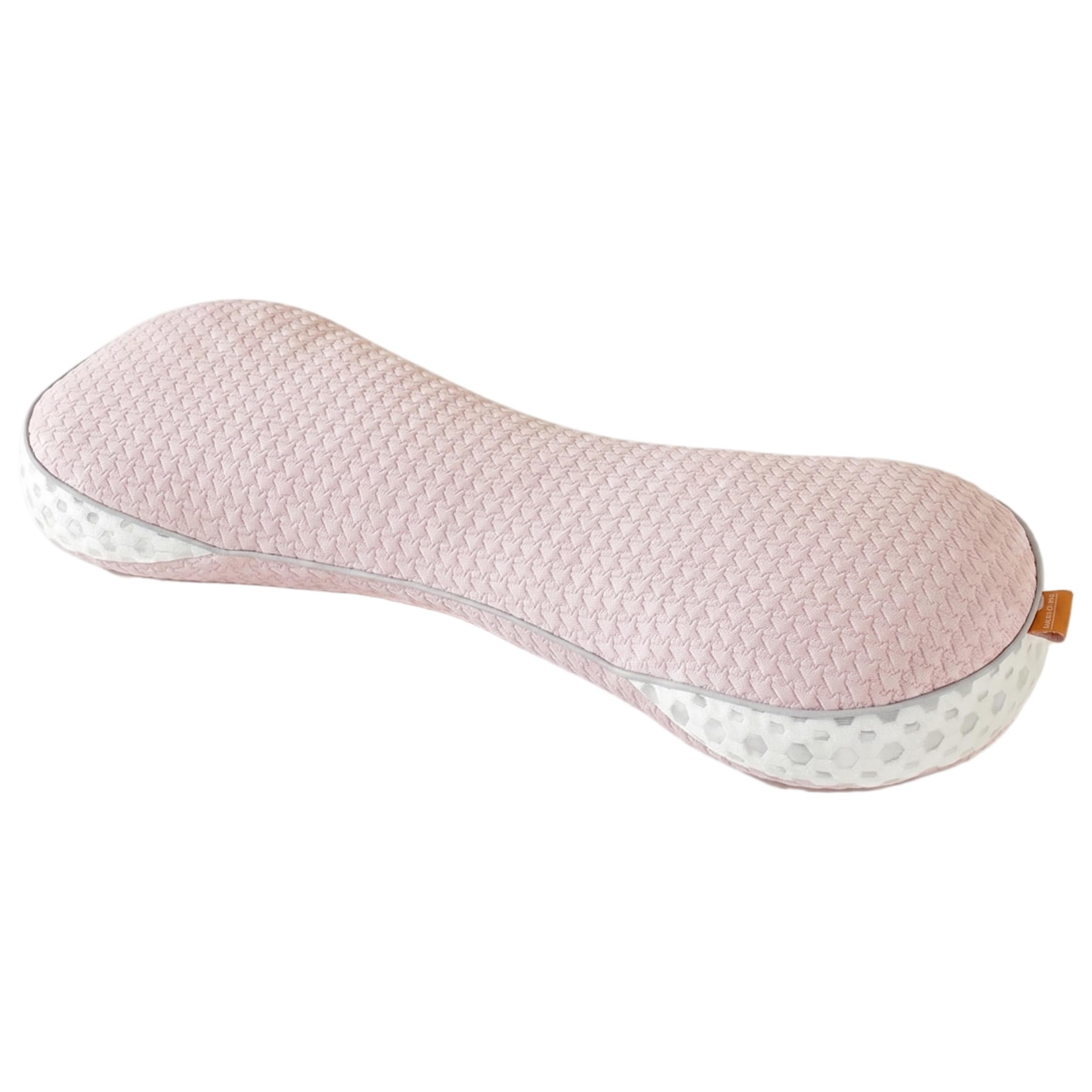 Yvocuyn Buckwheat Neck Pillow - Ergonomic Curved Neck Support, Buckwheat Pillow for Back and Side Sleepers(Pinks)