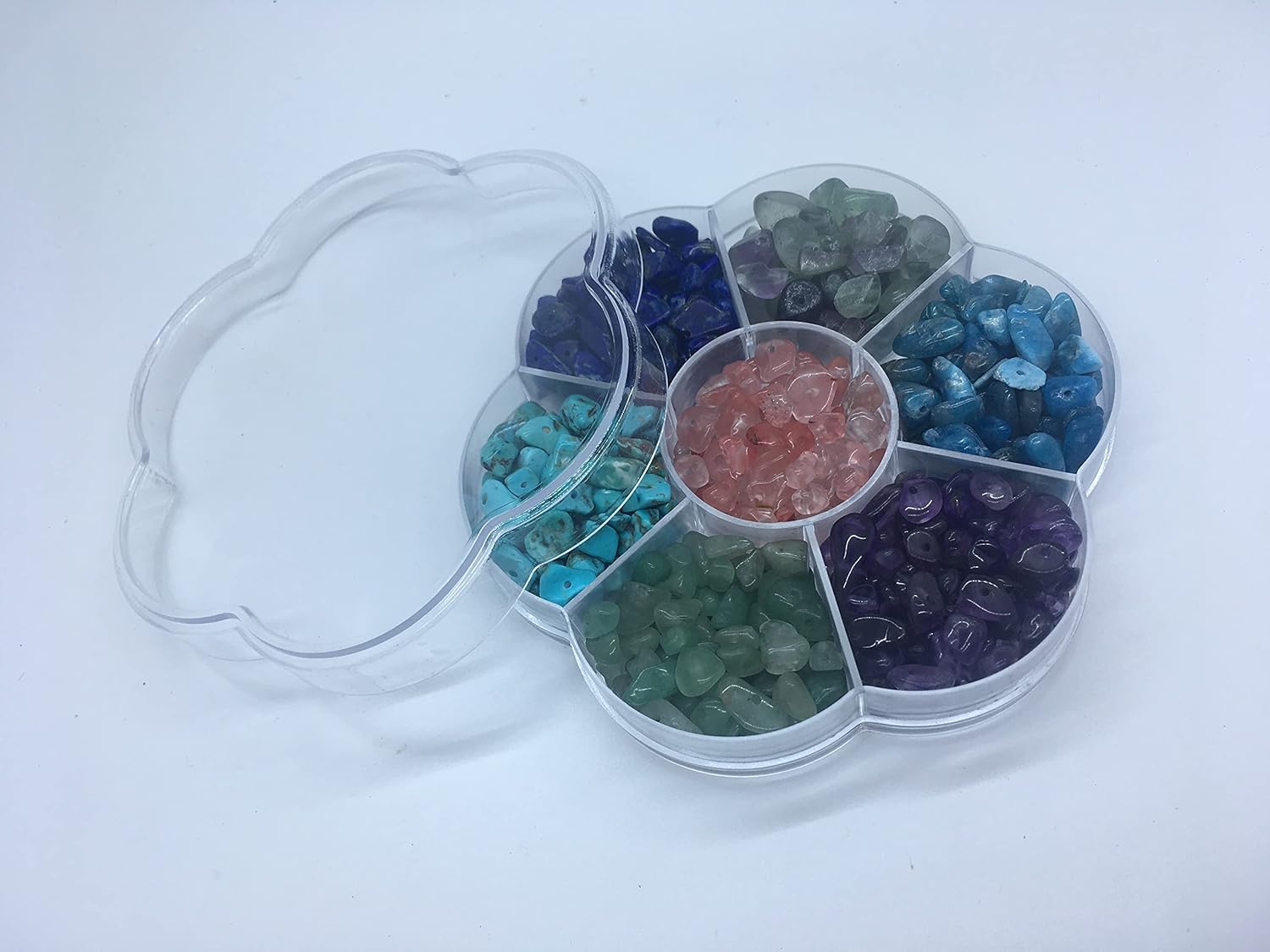 Gemstone Beads Natural Irregular Shaped Stone Chips Crystal Energy Healing Power for Jewelry Making(7 Material) 7-4