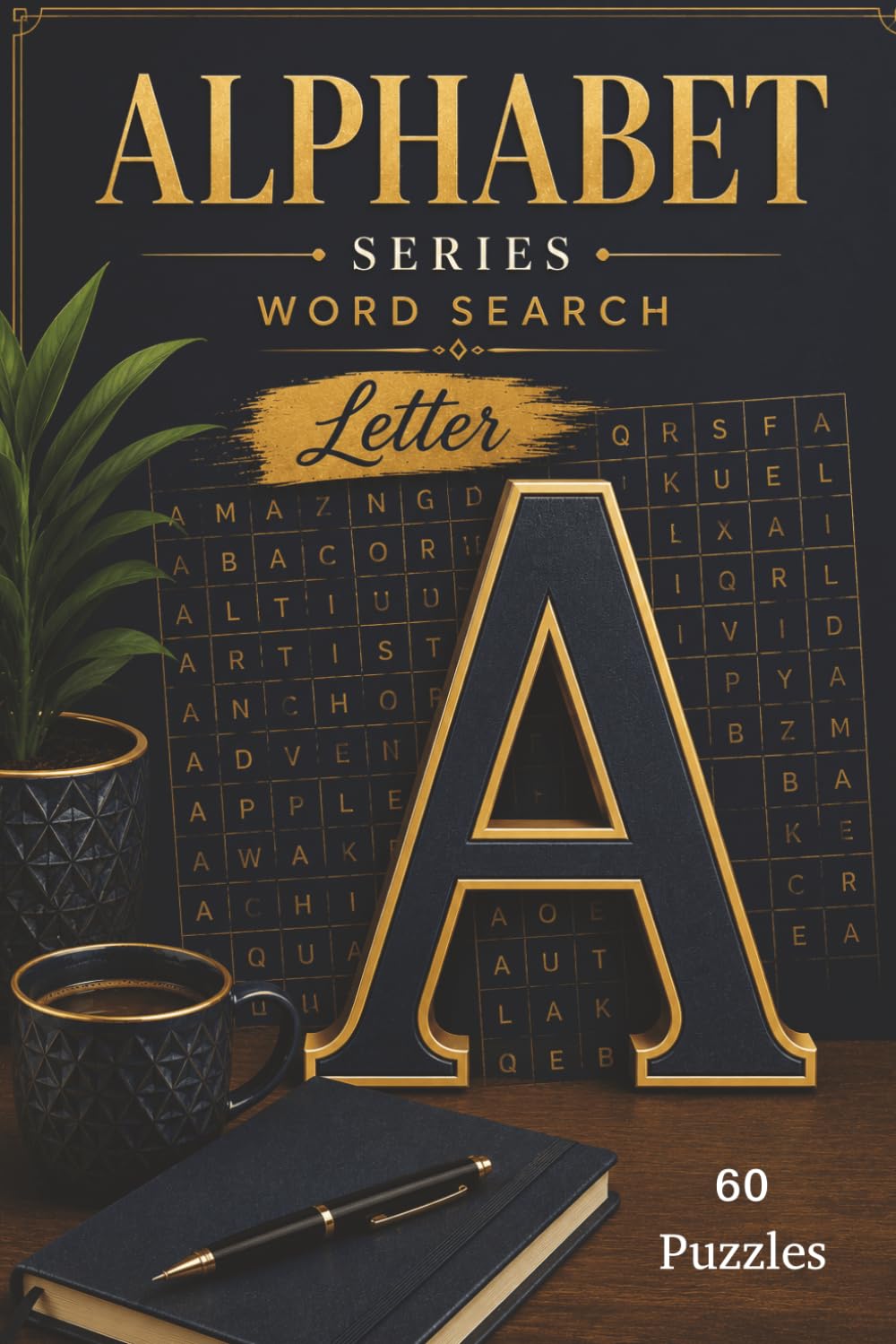 Letter A Word Search: Collection of Over 50 Letter A Word Search Puzzles (Alphabet Series)