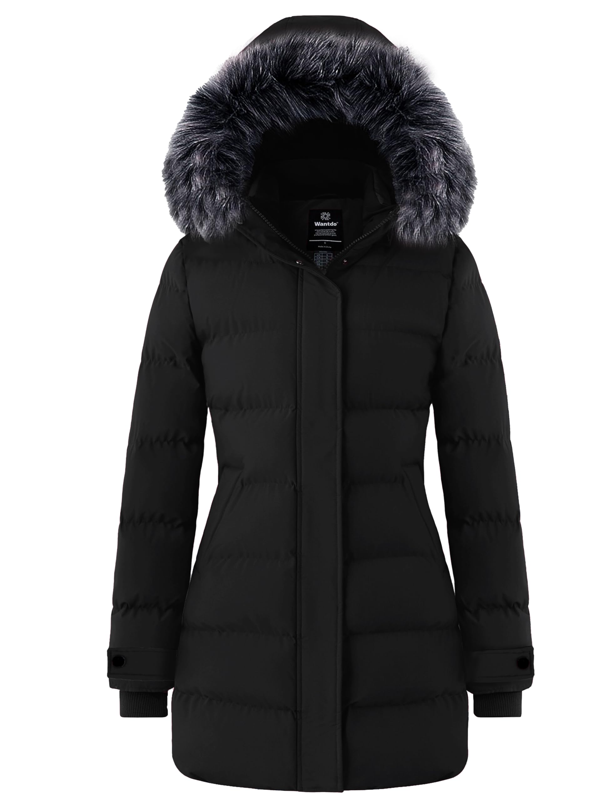ジャケット・アウター Th products LONG PADDED COAT Unisex Winter Coat Thickened Hooded Longer-Length Over Knee