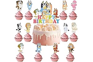 Paw-sitively Adorable: Bluey Cupcake Rings for Dog-tastic Parties