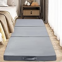 Vista 8 de BALAPET Almohada plegable de espuma viscoelástica suave para el suelo, almohada plegable de 3 piezas con asa, ideal para meditación, jugar, yoga