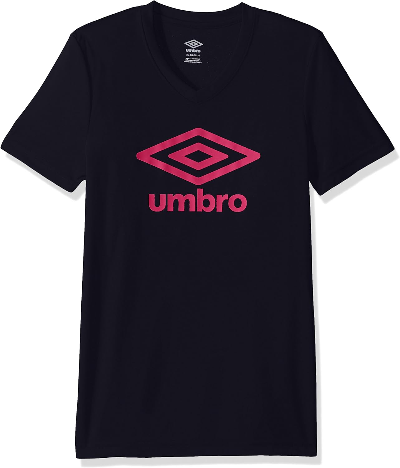 Umbro ガールズロゴ 気候 半袖Tシャツ M ブルー