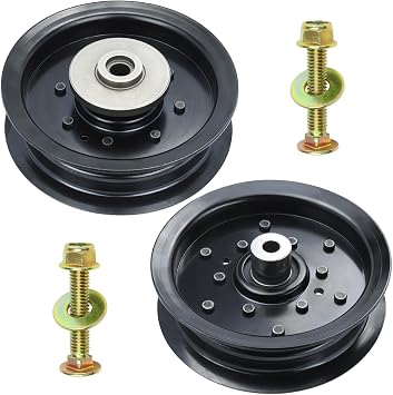 GELASKA 532196106 with 532196104 Idler Pulley for Husqvarna 48" 54" Z254 | Replaces 532197379 532197380 196106 197379 196104 197380 for Husqvarna Z254 Z254F RZ5424 YTH24V48 YTH24K48 YTH2348 LGT2654