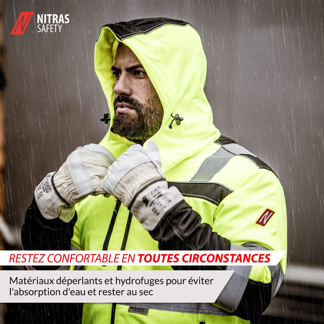 Nitras Motion Tex Viz kurtka robocza - damska i męska kurtka softshell
