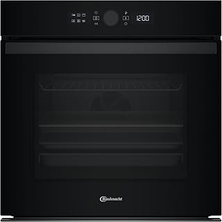 Bauknecht BBI4S8HM1SK - Forno ad aria calda da incasso, 60 cm, 73 l, funzione AirFry,...