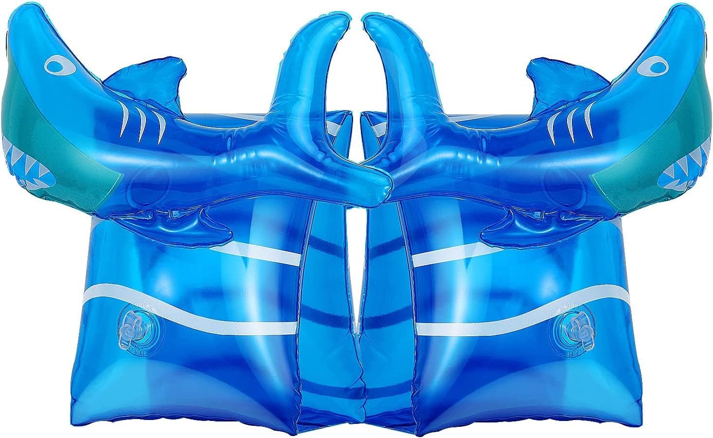 NYRWANA Delivering Smile in INIDA Inflatable Arm Bands for Kids, Floatation Sleeves Floats Tube Water Wings Swimming Arm Floats with Free Pump
