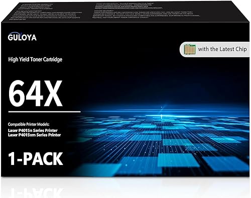 64X - Cartucho de tóner negro de alto rendimiento (1 unidad)  Reemplazo de tóner 64X para tóner HP64X 64A para láser P4014, P4014n, P4014DN, P4015n,