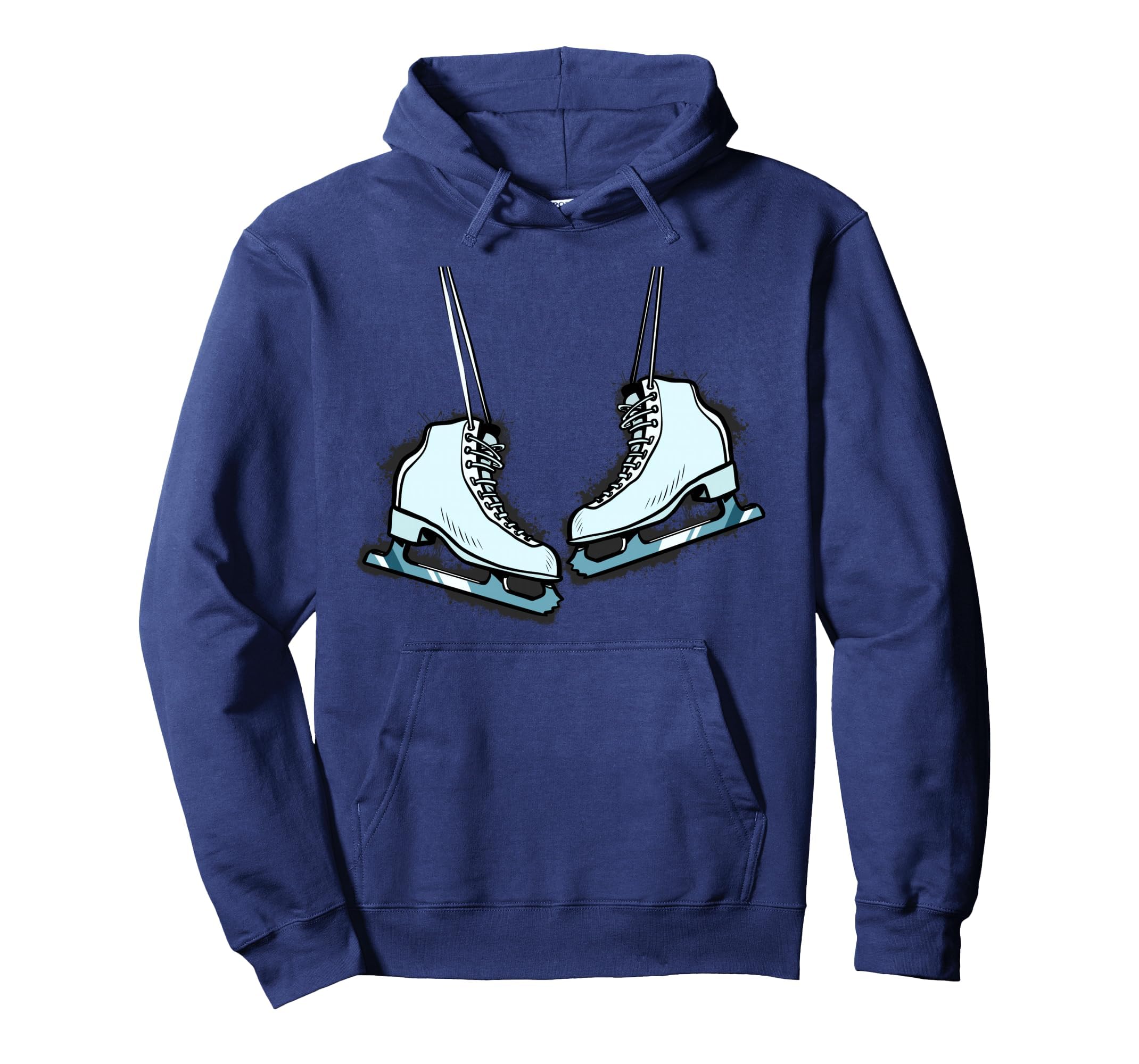 Womens Figure Skates Design Coaches Girls Ice Skating Pullover Hoodie