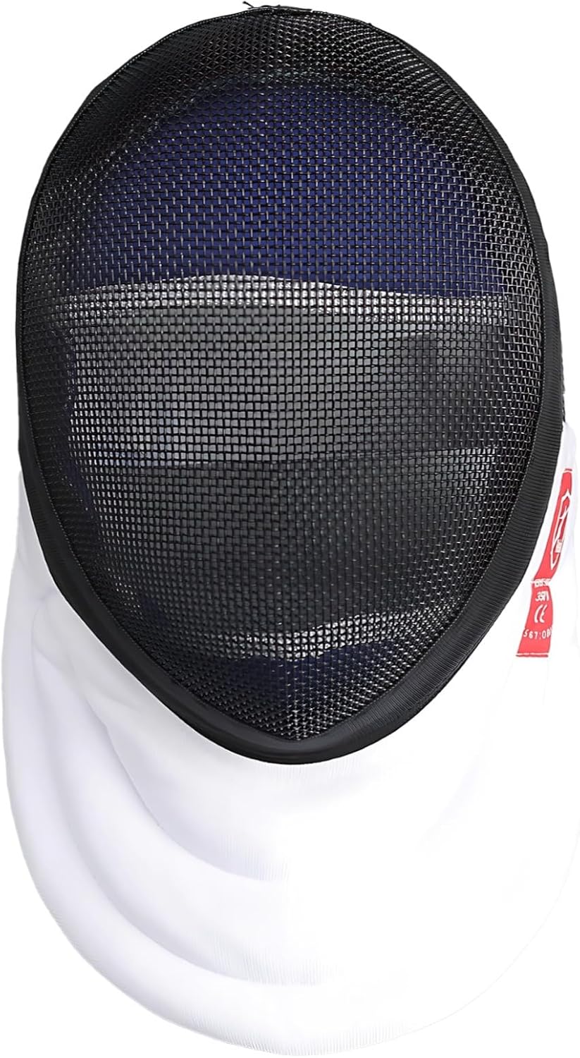 Ce 350N Fencing Helmet Gear Epee XL Size, Steel Carbon Removable Style, for Youngsters and Adults Universal Fit, Gear Ideal Fencing