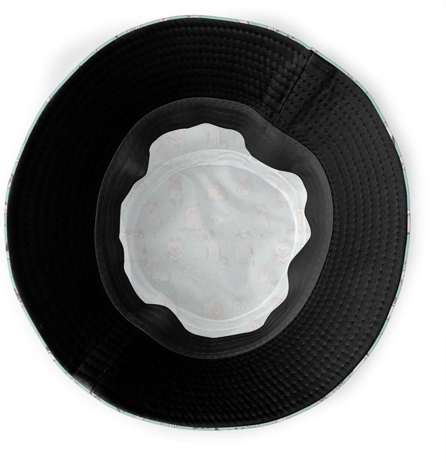 Funny Cute Cats Bucket Hats for Women Men Cartoon Pattern Fisherman Hat Packable Sun Hats - Image 5