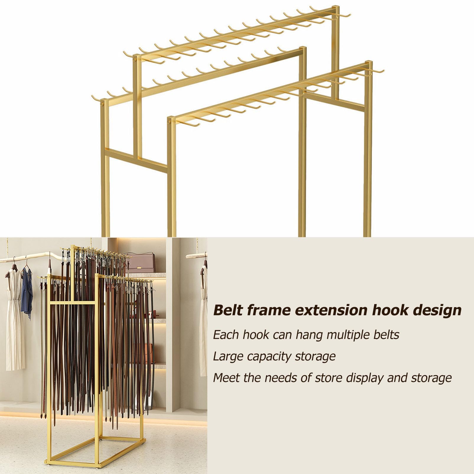Cintura da pavimento Multifunctal Belt nizer Rack per gli uomini Commerciale Dilay nd per Bel Cravatte Sciarpe & Sh Sto Sot per Chiudere