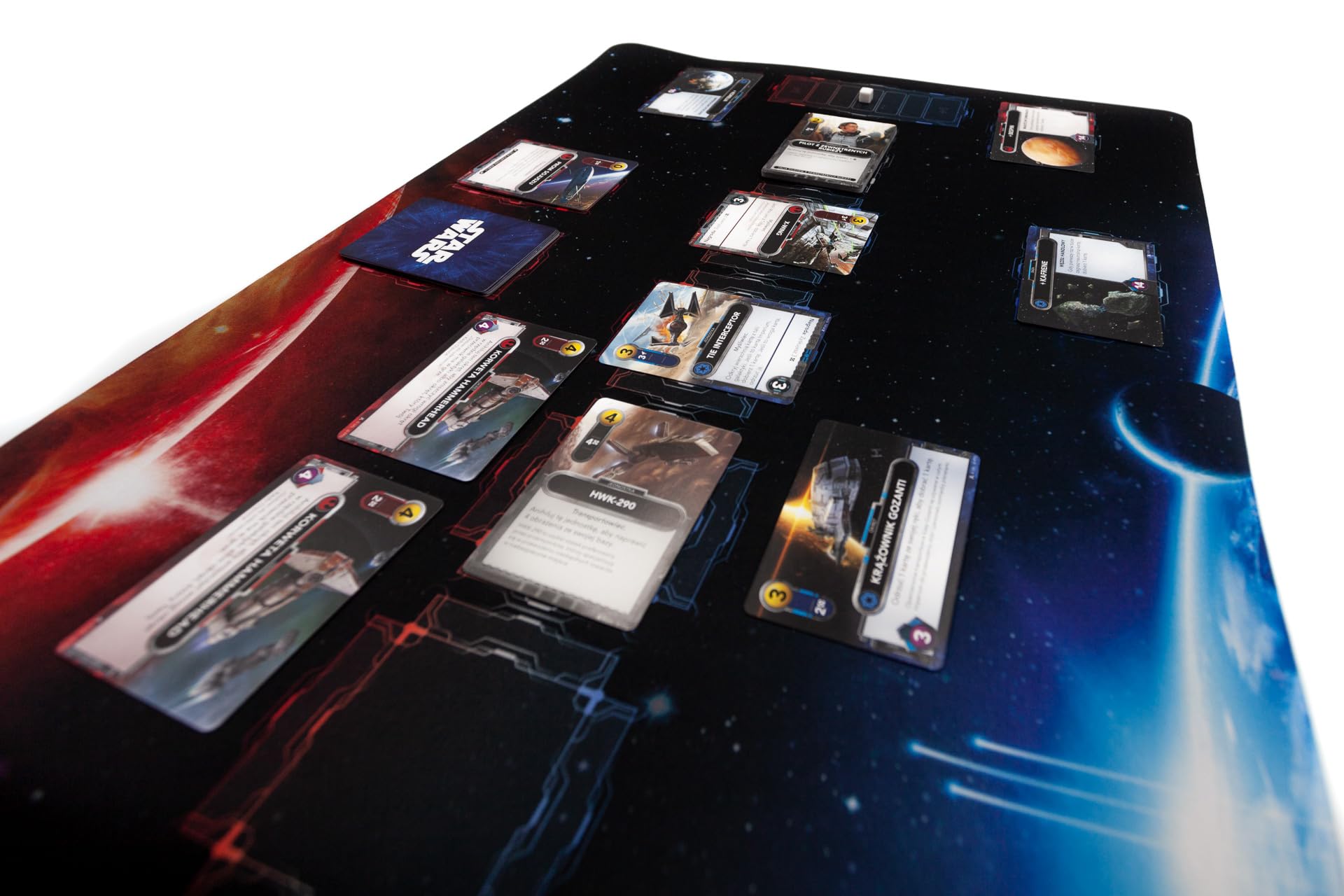 Tapis en Caoutchouc Compatible avec Star Wars : The Deckbuilding Game 37,5" x 17" / 95 cm x 44 cm