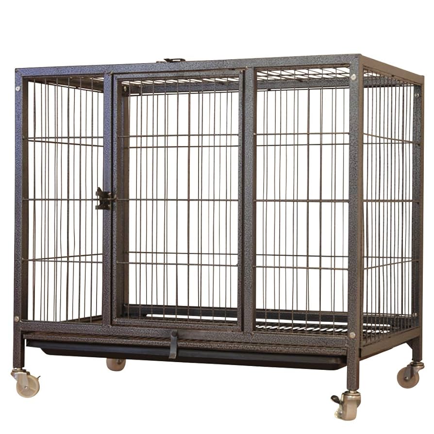 Amazon | ペットケージ L 78×50×71cm 犬 ケージ ゲージ ペット