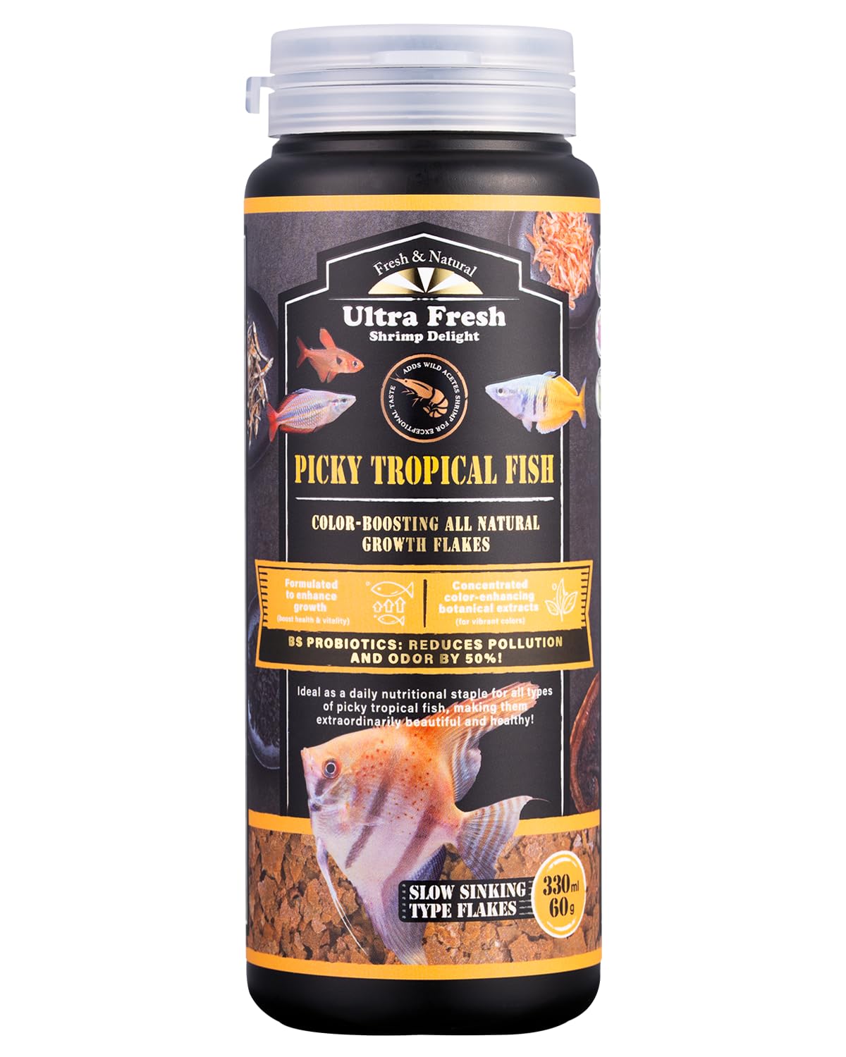 Ultra Fresh Tropical Fish Flakes 2.12oz