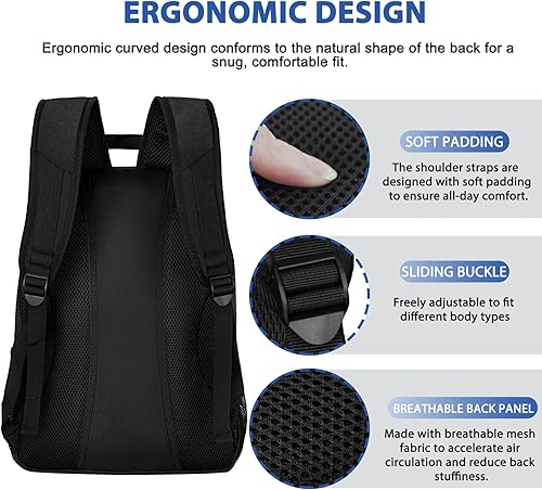 Miniatura 6 de LARIPOP Mochila de fútbol, mochila de baloncesto para accesorios de baloncesto, equipo de entrenamiento para voleibol, fútbol, regalos deportivos