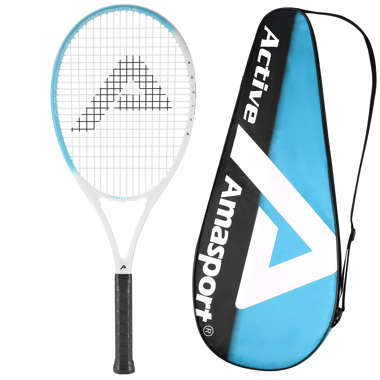AMA SPORT Active Raquette De Tennis De 68,6 Cm Pour Hommes Et Femmes, étudiants, Débutants, Rose
