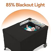 Vista 8 de Pamo Babe Portabel - Paquete de corralito para bebé con cubierta opaca