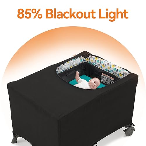 Miniatura 8 de Pamo Babe Portabel - Paquete de corralito para bebé con cubierta opaca