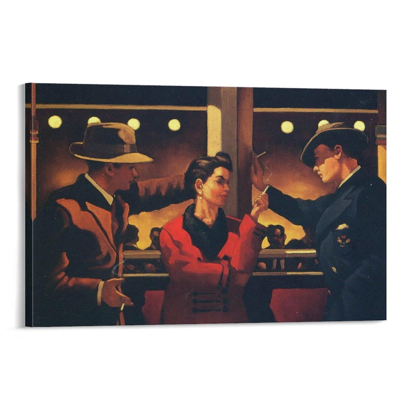 Dance Me to The End of Love by jack_vettriano Wall Art Prints Poster (2) Art Poster Canvas Painting Decor Wall Print Photo Home Modern Decorative Posters 08x12inch(20x30cm) — image 1