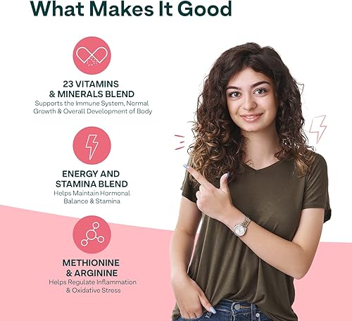 Miniatura 2 de Tabletas multivitamínicas diarias para mujer, multivitaminas para energía diaria de las mujeres, salud holística y equilibrio hormonal, con 23