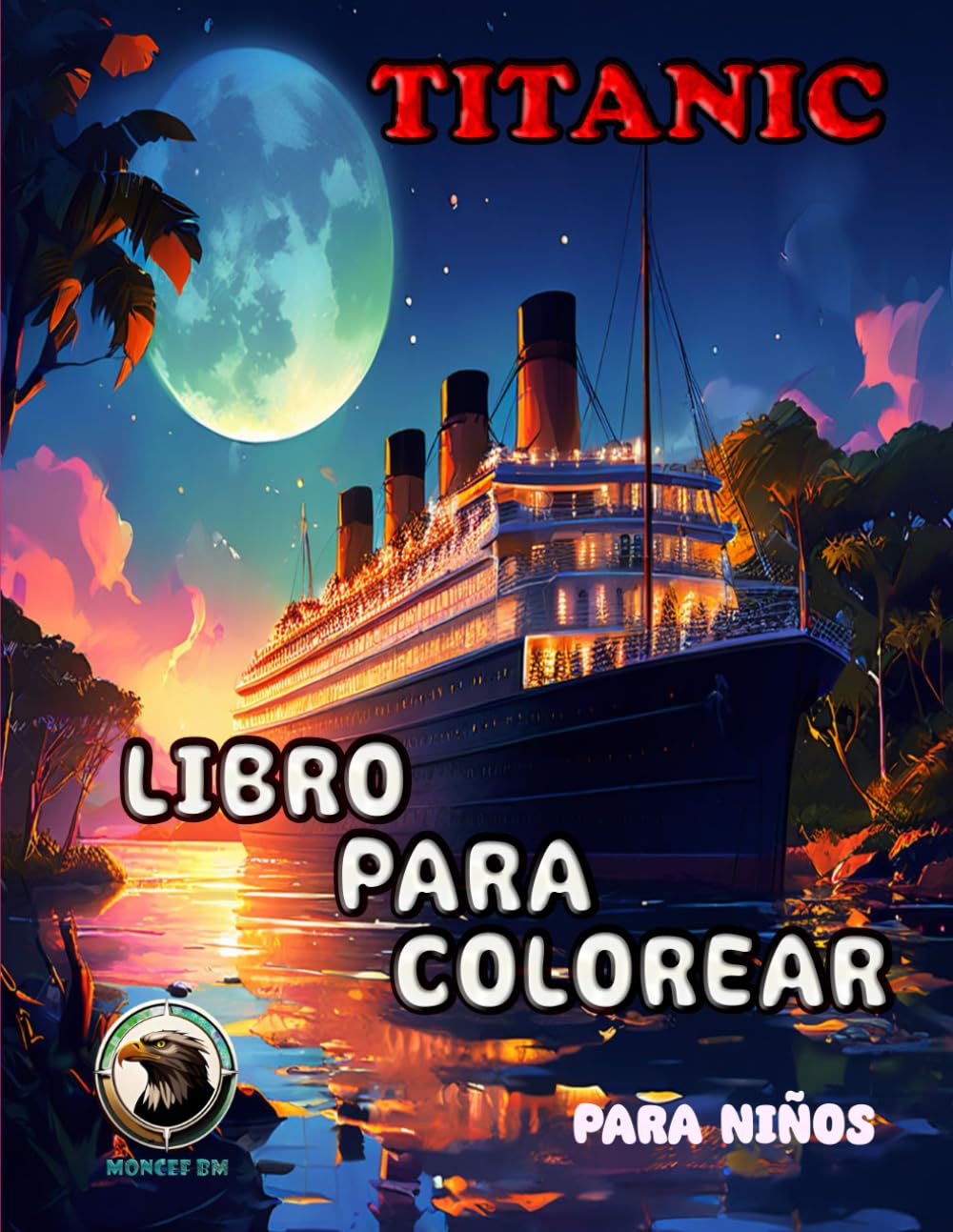Titanic Libro Para Colorear Para Niños: Diseños Creativos ,impresionantes Y Tranquilos,páginas Para Colorear Para Niños (Spanish Edition)