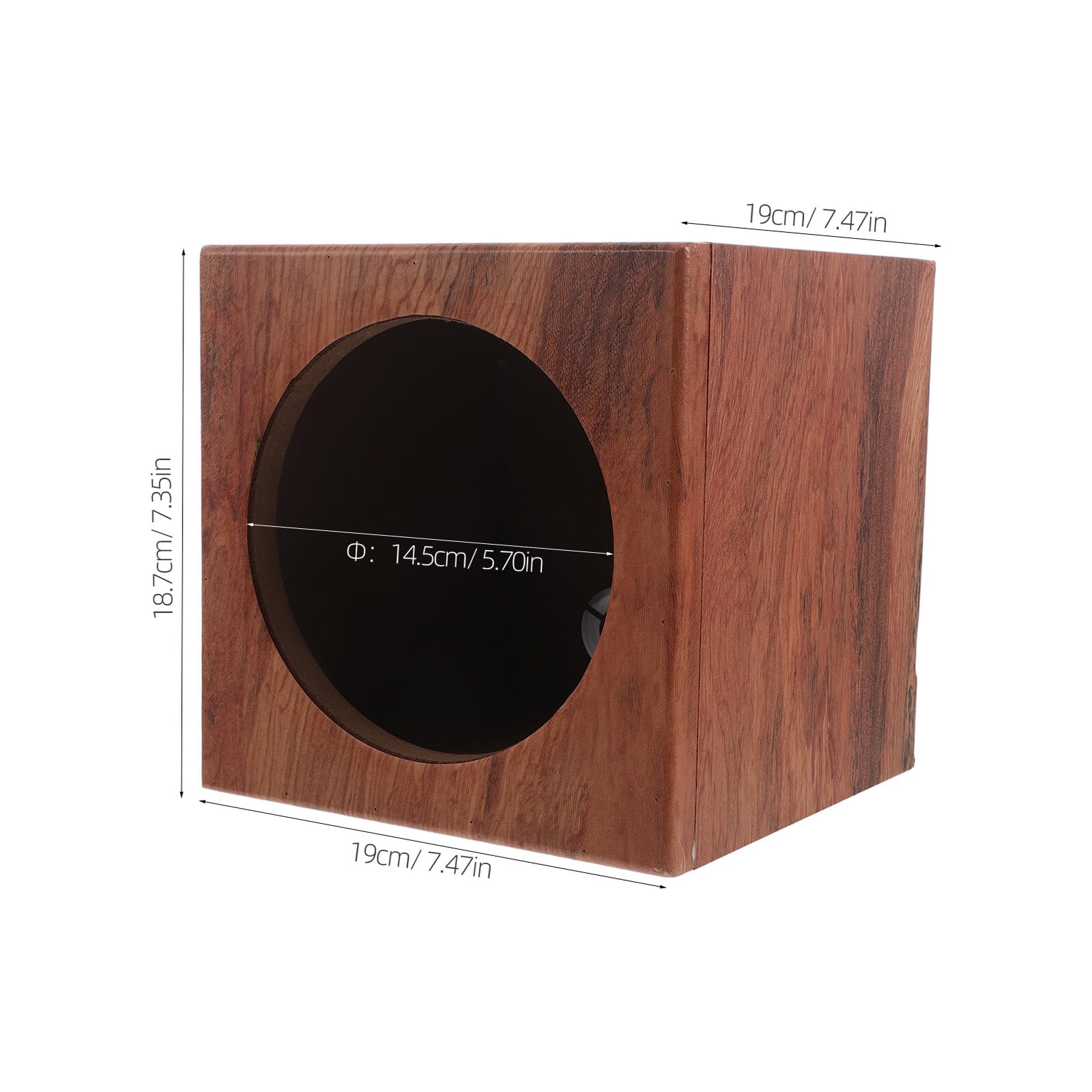 Caja de Subwoofer de Madera Sellada para Coche y Camión 6,5 Pulgadas, Caja de Altavoces de Audio para Vehículo Diseño Resistente, Uso en Sistemas de Sonido Automotriz y Equipo