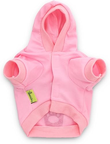 Miniatura 4 de DroolingDog Ropa para perros pequeños XS para niña, camisa de perro Yorkie, camisa para perro Chihuahua, ropa rosa para cachorros, estampado de