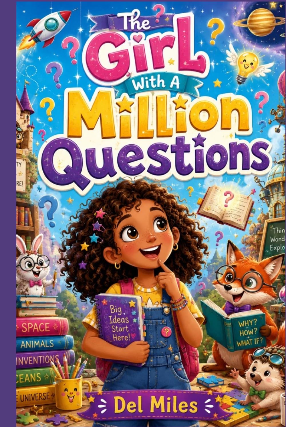 The Girl With A Million Questions: Fun Q&A About Gravity, Space, Earth, Nature, and Amazing Science Facts for Curious Kids Ages 6–12