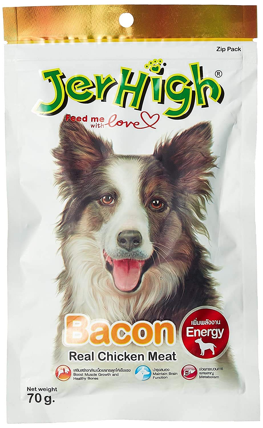 DOGSTAR Jerhigh Real Chicken Meat ( Chicken Bacon 70 g ) Pack of 3 (B08H15VF34) Amazon Price History, Amazon Price Tracker