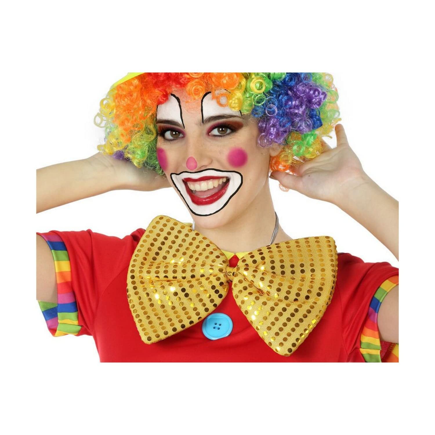BigBuy Carnival S1131722 Bow Tie, Multi-Coloured