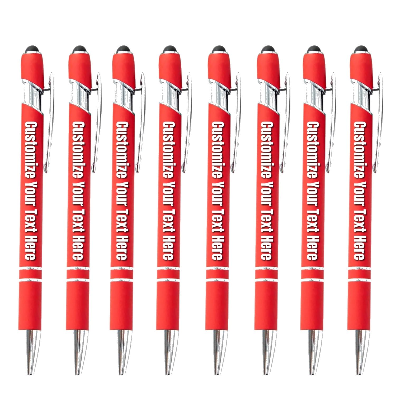 Bolígrafos Personalizados Con Punta De Lápiz Óptico, Bolígrafos Personalizados, Bolígrafo De Metal Con Logotipo De Nombre Grabado For Graduación De Negocios, Bolígrafo De Regalo(50pcs)