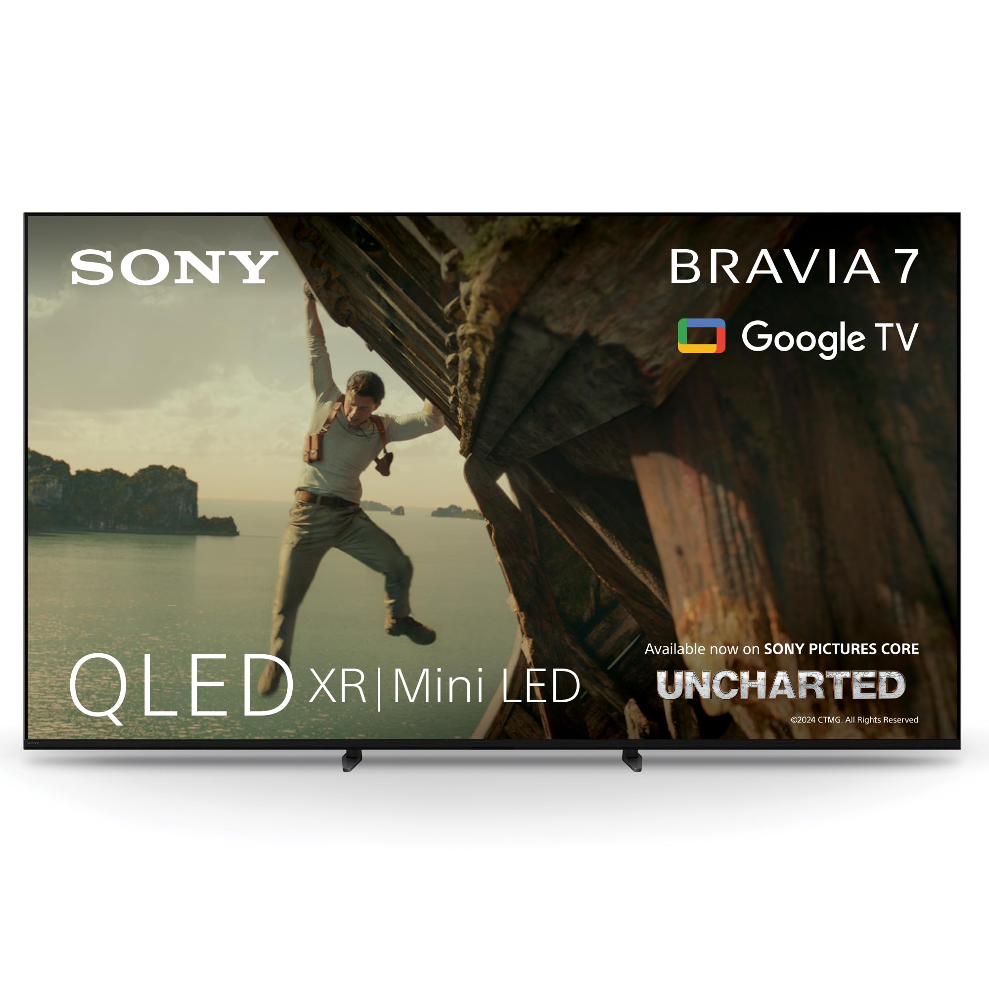 Sony BRAVIA 7 QLED (XR l Mini LED) 75 Zoll 4K HDR Google Smart TV (2024) | Gaming-Funktionen, IMAX, Dolby Vision Atmos, Chromecast, AirPlay, 120Hz 75XR70