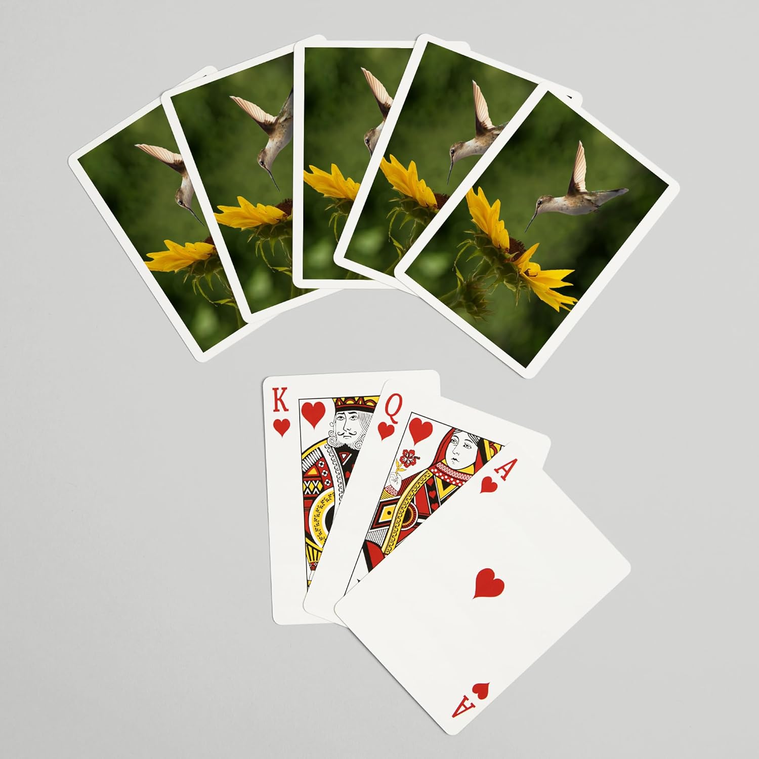 Lantern Press Hummingbird, 52 Playing Cards for Adults, Poker Size Card Deck