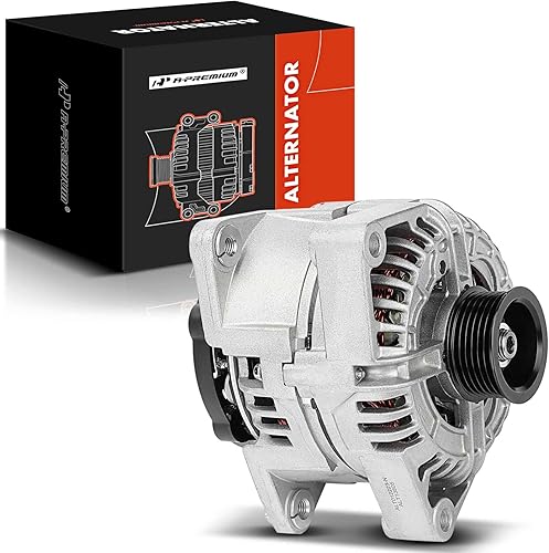 Miniatura 1 de A-Premium Alternador compatible con Saturn L300 2001-2005, LS2 2000, LW2 2000, LW300 2001-2003, V6 3.0L, 120Amp 12V Polea de 6 ranuras en sentido