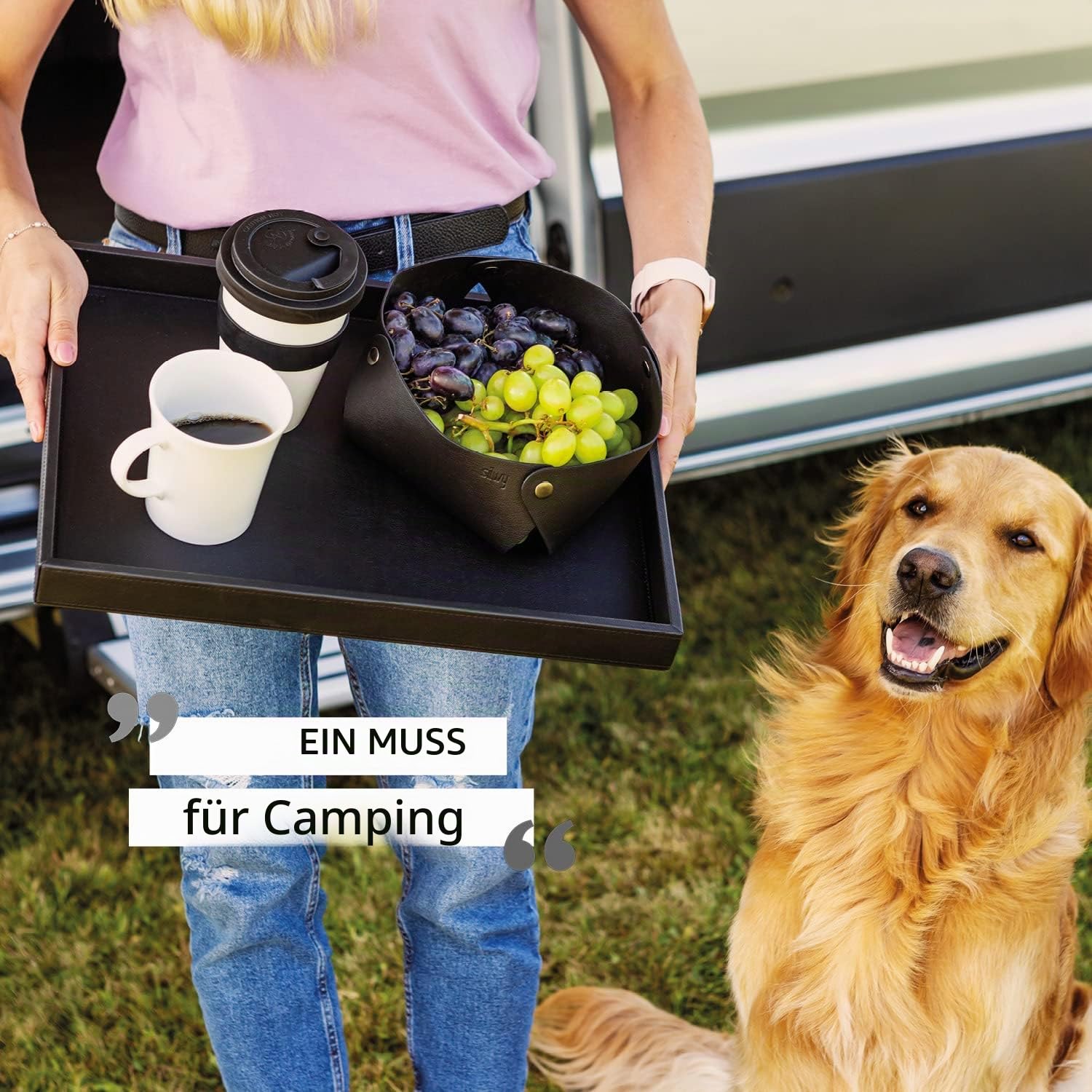 silwy® Porzellan Magnet-Henkel-Tassen (2er Set) inkl. zwei Metall-Nano-Gel-Pads WHITE - rutschfeste Camping- und Caravaningtassen, Boot- und Yachtzubehör