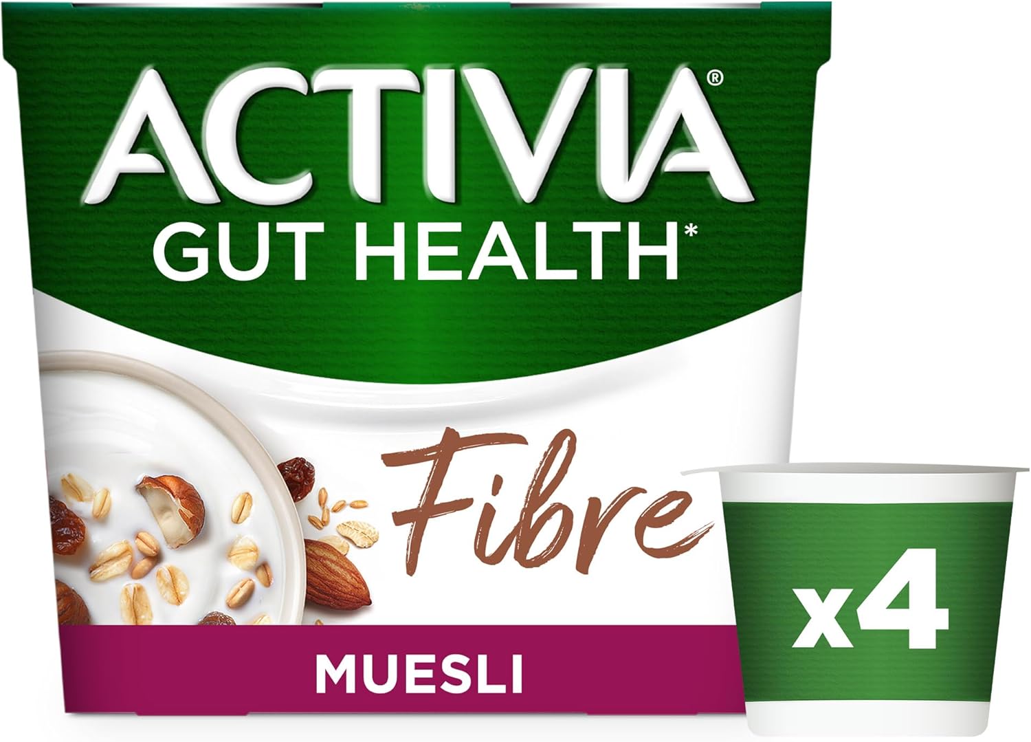 Activia Muesli Fibre Yoghurt 4x115g Amazon.co.uk Grocery