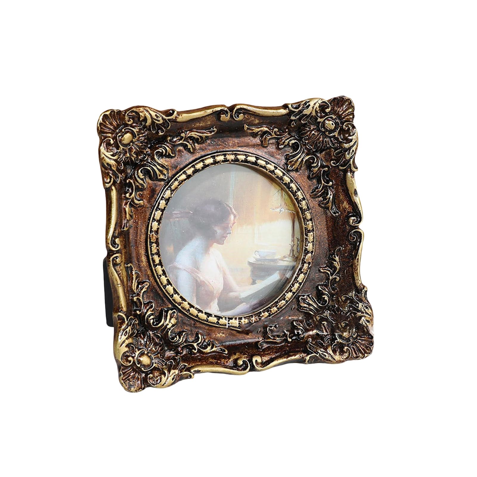 carotoe Picture Frame Antique Ornate Photo Frame Old Fashioned Picture Decorative Home Decors, Photo Gallery, Art Decorative