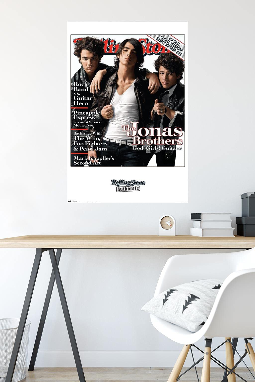 snoose magazine stone  ポスター Amazon.com: Trends International Rolling Stone Magazine-Jonas