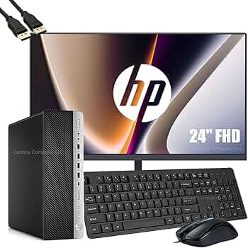 Amazon.com: HP EliteDesk 800 G3 SFF Desktop Computer with 24
