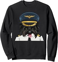 Second Officer Cairn Terrier Airline Pilot Sweatshirt