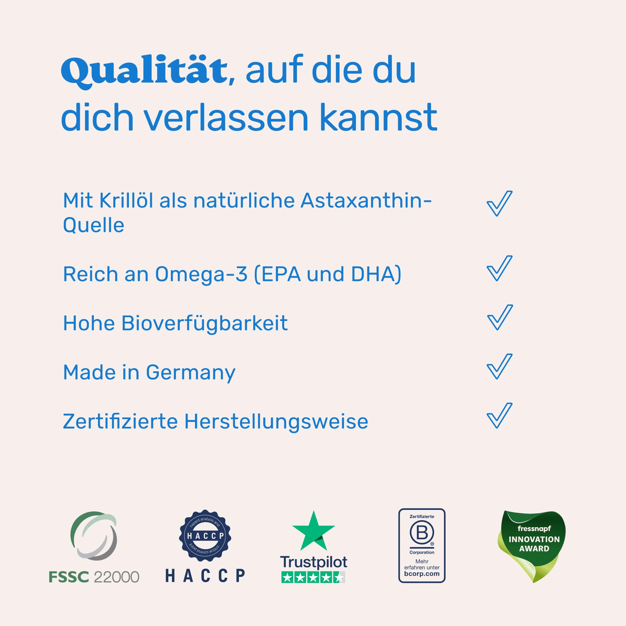 mammaly Lachsöl (95,9%) & Krillöl (4%) für Hunde 1000ml - Premium Wildlachsöl - Omega 3 & Astaxanthin - Kaltgepresst - Glänzendes Fell & gesunde Haut - Futteröl Barf geeignet