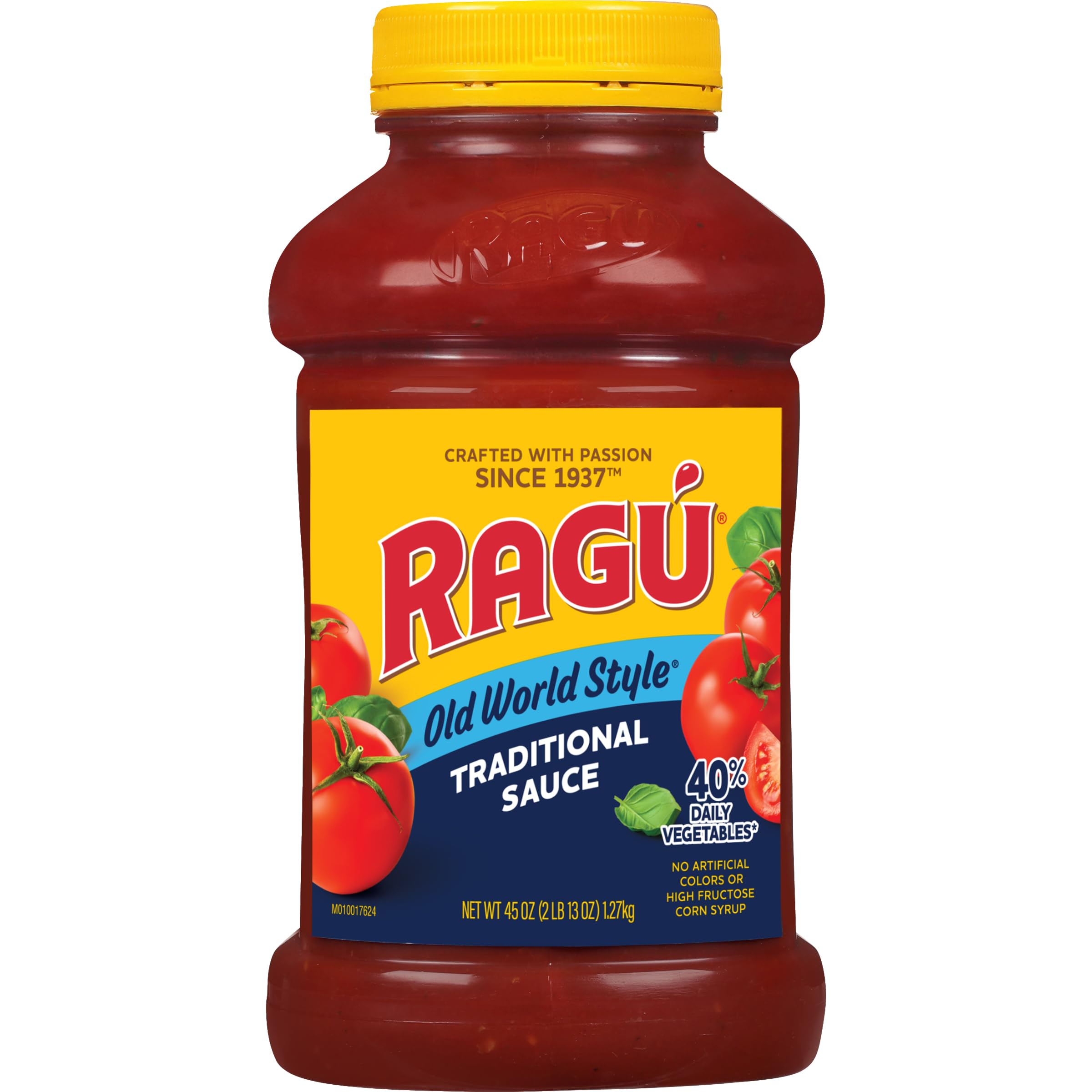 Amazon.com : RAGÚ Old World Style Traditional Sauce, Perfect for Italian  Style Meals at Home, 45 oz : Grocery & Gourmet Food