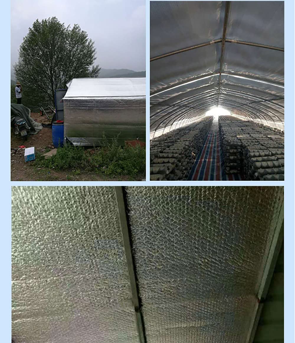 Paroizolacyjna podwójna warstwa aluminiowa, folia bąbelkowa, rolka izolacyjna, samoprzylepna, zatrzymująca ciepło i oszczędność energii, oszczędność energii, rozmiar: 1 x 25 m