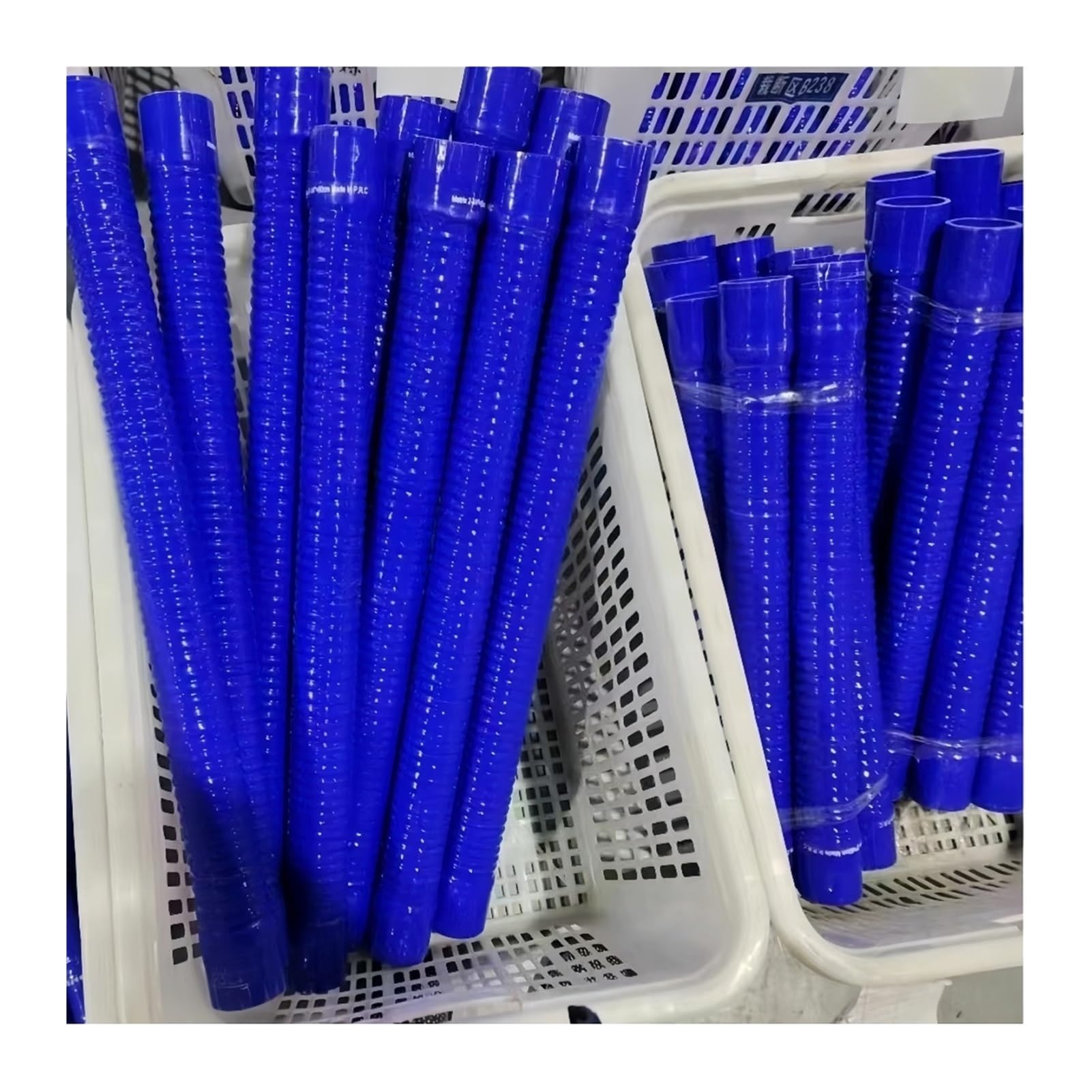 Manguera recta de silicona azul Radiador Tubo intercooler | Flexible, ajuste universal, ferretería, duradero, resistente al calor(500MM_ID 60MM)