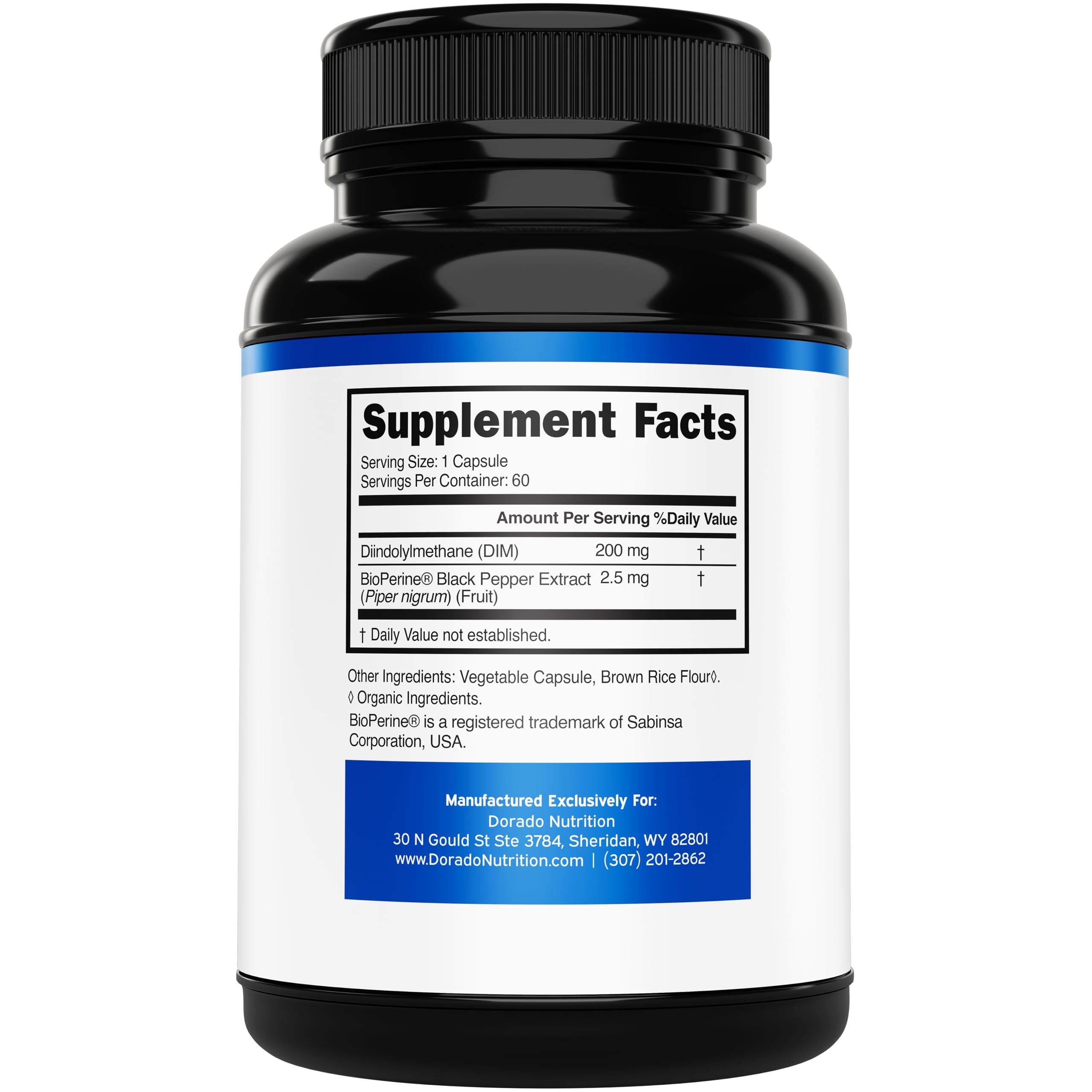 DIM Supplement 200mg for Women & Men, Estrogen Balance, 60 Capsules — Amazon image 2
