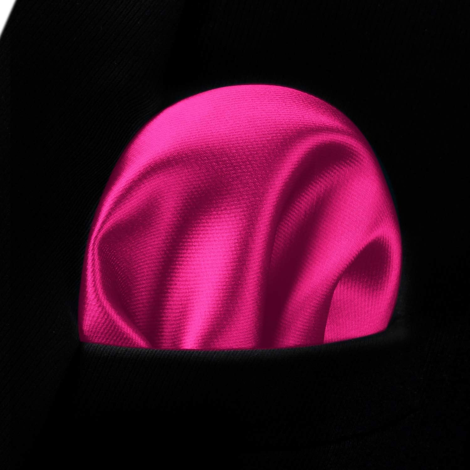 Mens Solid Color Ties Formal Satin Necktie and Pocket Square Set Wedding, by HISDERN : Clothing, Shoes & Jewelry