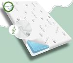 Pack de bambou et de jouer Matelas 38" x 26" x3'', Matelas de Playpen double face, Pack respirant n Jouer Matelas en mémoire de mousse de matelas pour bébés et tout-petits avec couverture souple